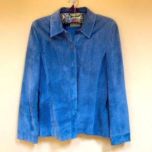 Blue Suede Shirt